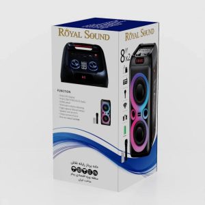 باند حرفه‌ای رویال ساوند مدل D33 با صدای قدرتمند و نورپردازی LED